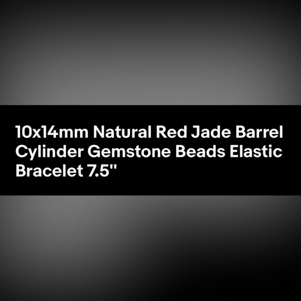 RED JADE BRACELET - Picture 2 of 8